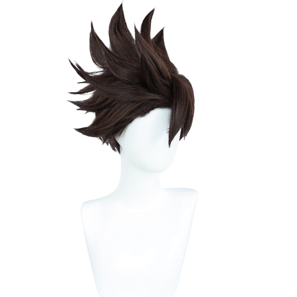 White Smoke Adam Cosplay Wig - Hazbin Hotel (Ash Brown Short) (FEVERCOS)