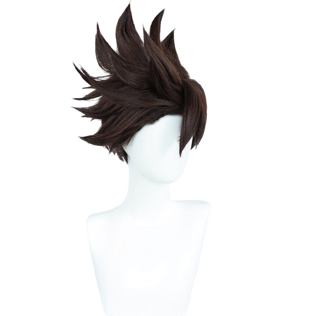 White Smoke Adam Cosplay Wig - Hazbin Hotel (Ash Brown Short) (FEVERCOS)