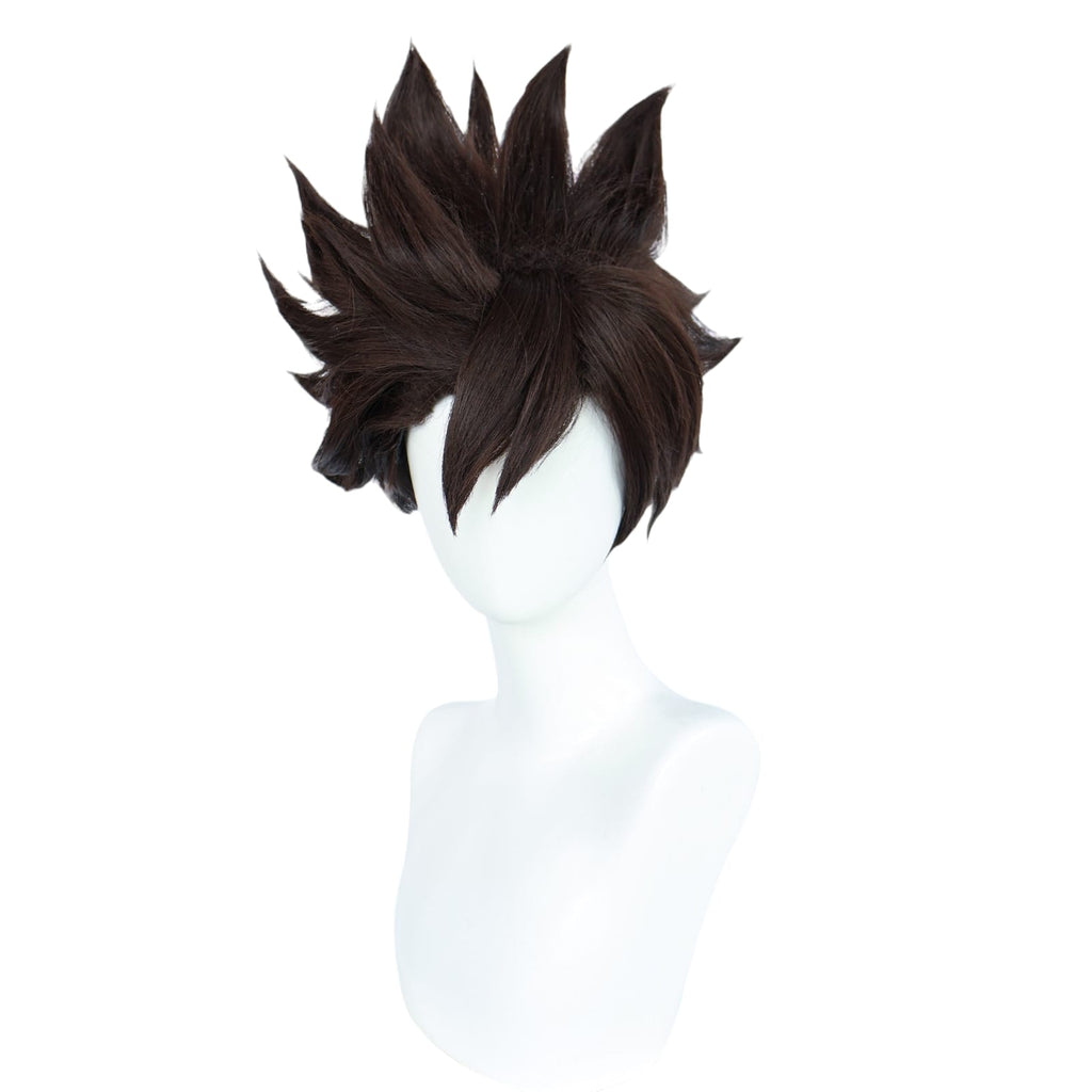 White Smoke Adam Cosplay Wig - Hazbin Hotel (Ash Brown Short) (FEVERCOS)