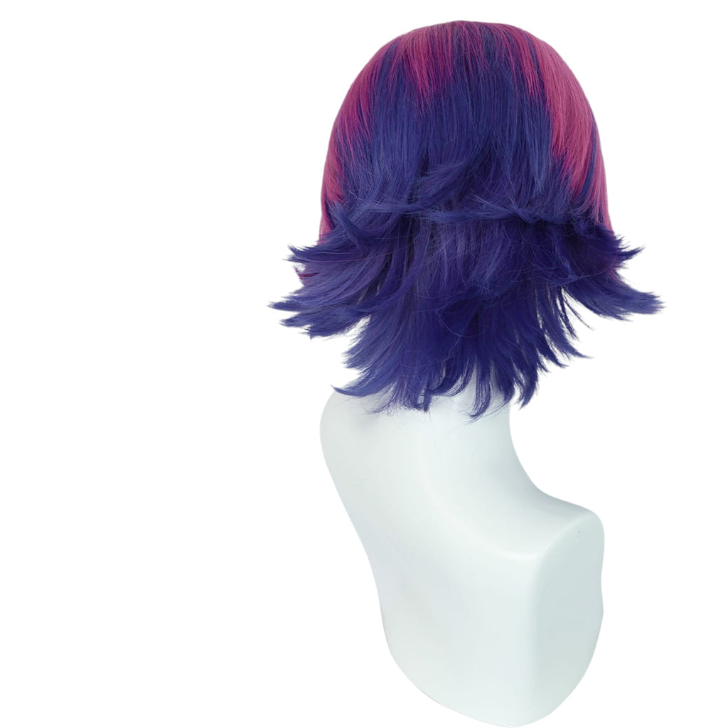 White Smoke Kayn (Heartsteel) Cosplay Wig - League of Legends (Split Green/Purple) (FEVERCOS) LOL