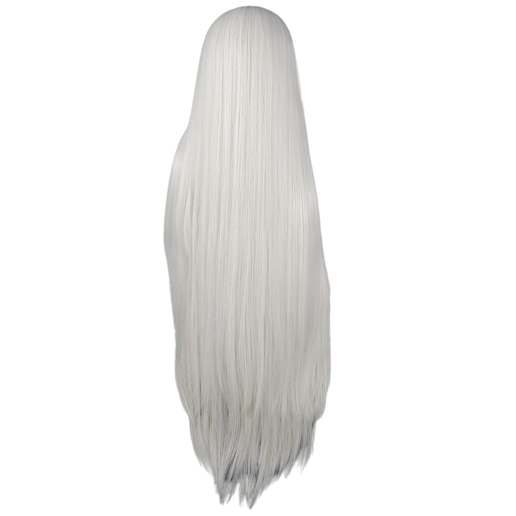 White Smoke Sachiko Juraku Cosplay Wig - Kakegurui Twin (Silver Hime Cut) (FEVERCOS)