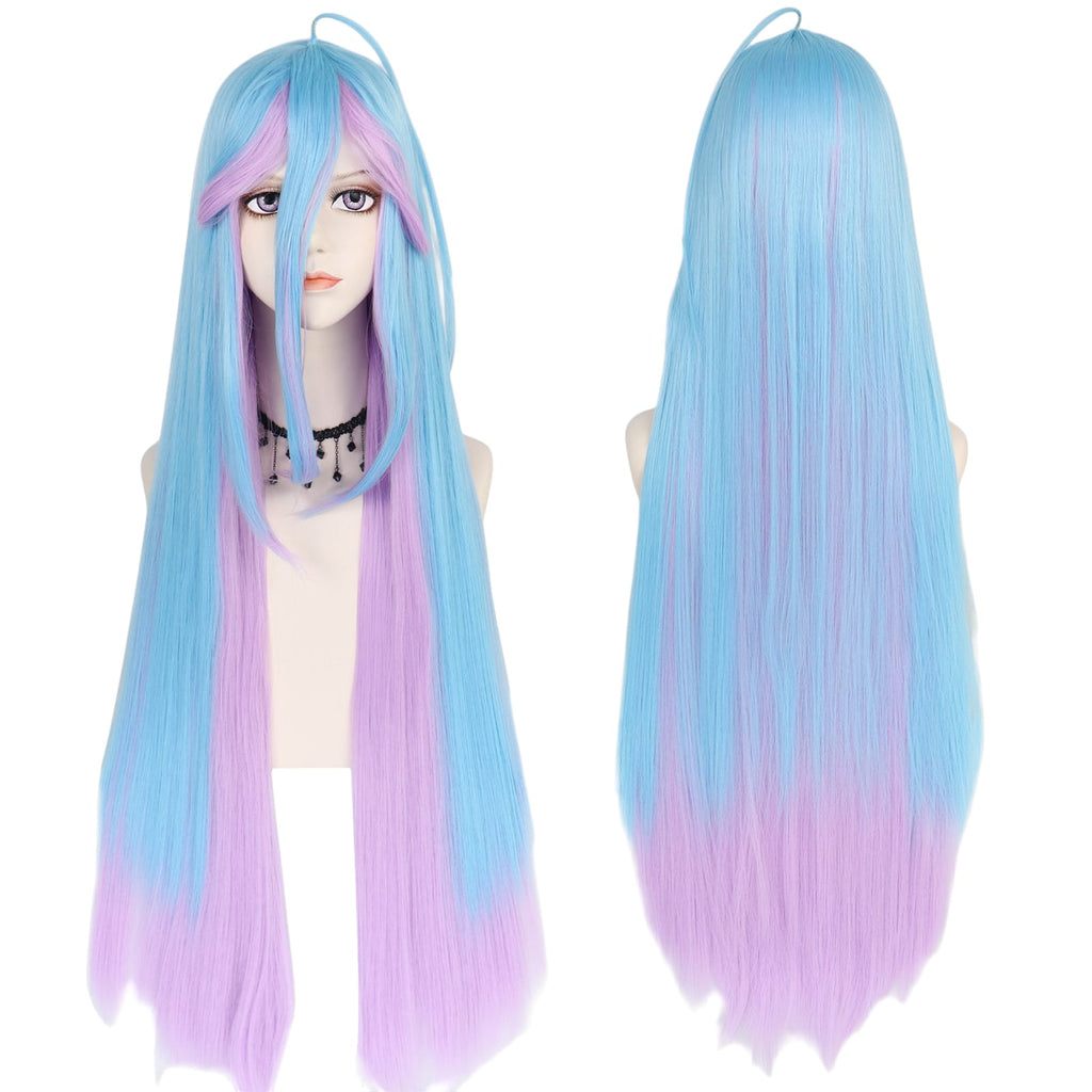 White Smoke Shiro Cosplay Wig - No Game No Life (Pastel Rainbow Gradient) (FEVERCOS)