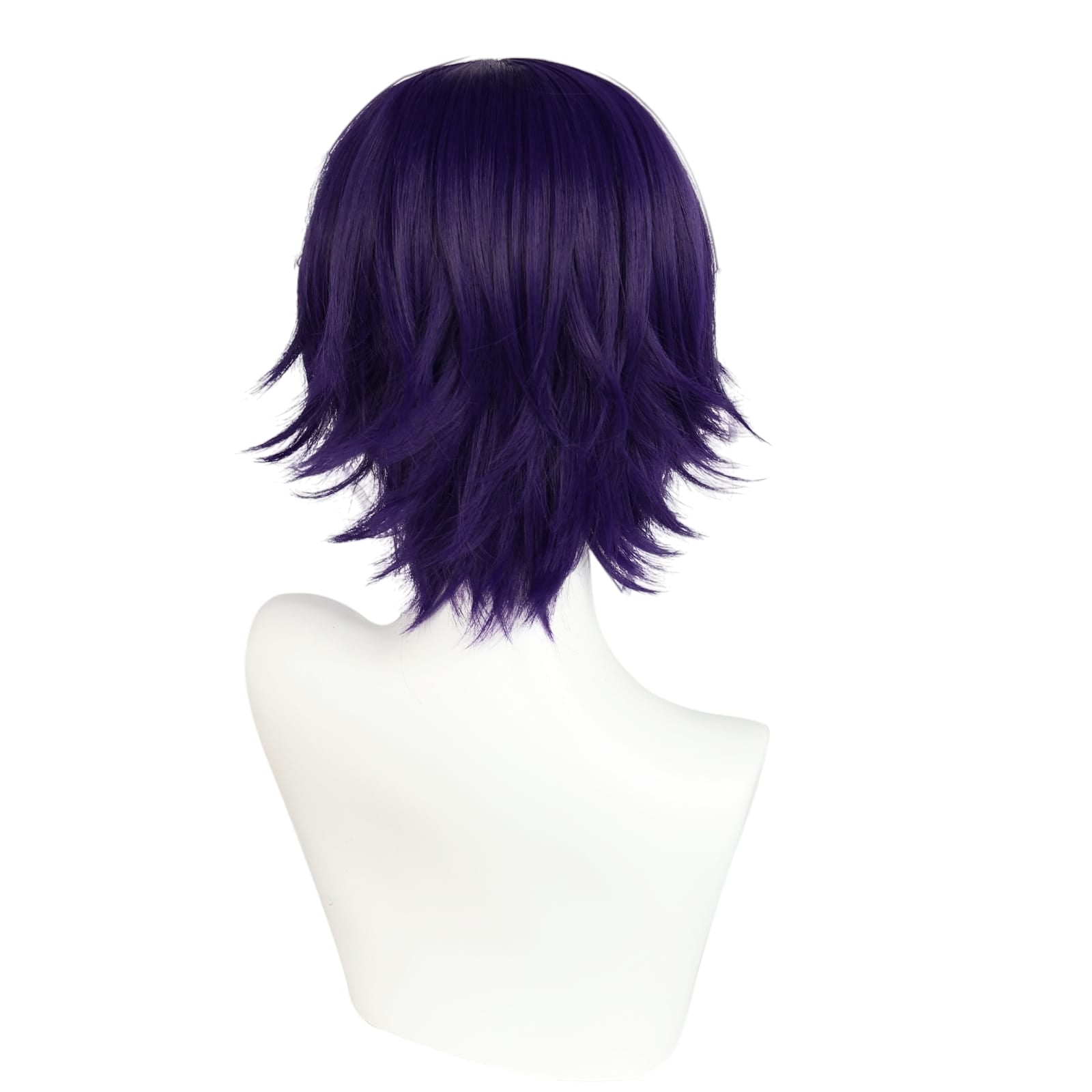 White Smoke Toji Fushiguro (Sorcerer Killer) Cosplay Wig - JJK (Black Medium) (FEVERCOS) Jujutsu Kaisen