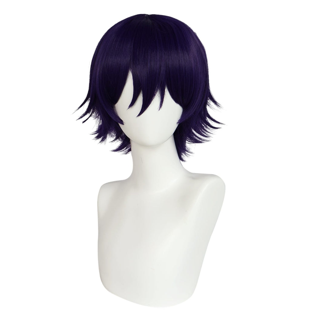 White Smoke Aki Myojin Cosplay Wig - Sweet Punishment (Black Short) (FEVERCOS)