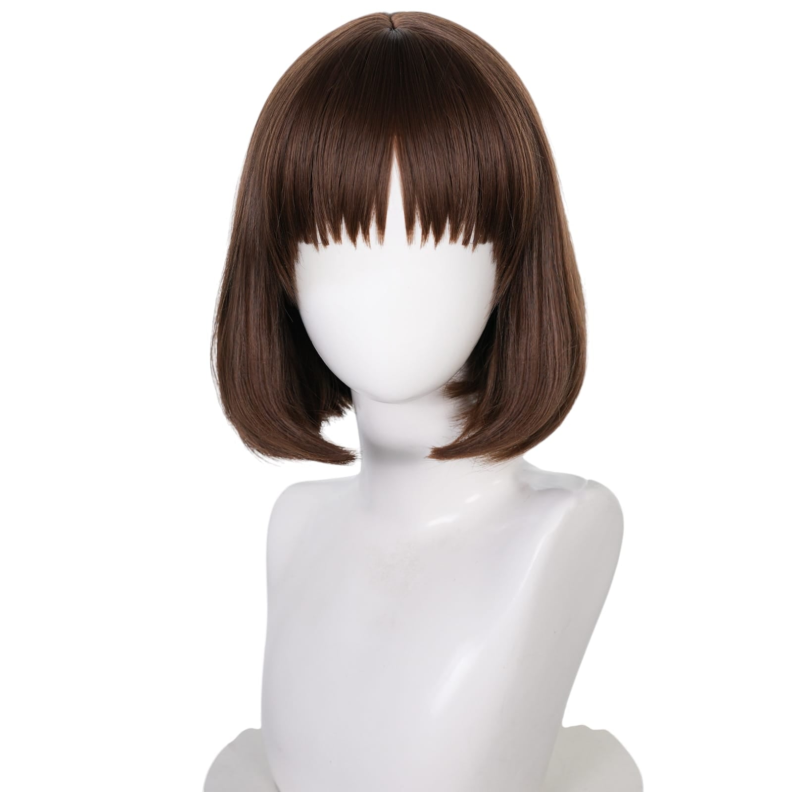 White Smoke San (Princess Mononoke) Cosplay Wig - Ghibli (Brown Bob) (FEVERCOS)