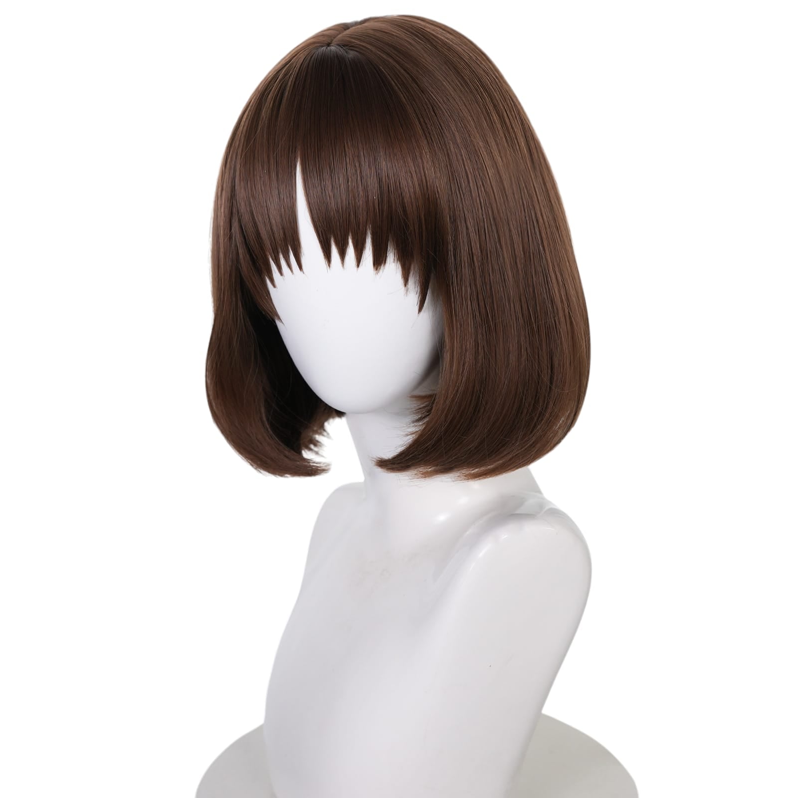 White Smoke San (Princess Mononoke) Cosplay Wig - Ghibli (Brown Bob) (FEVERCOS)