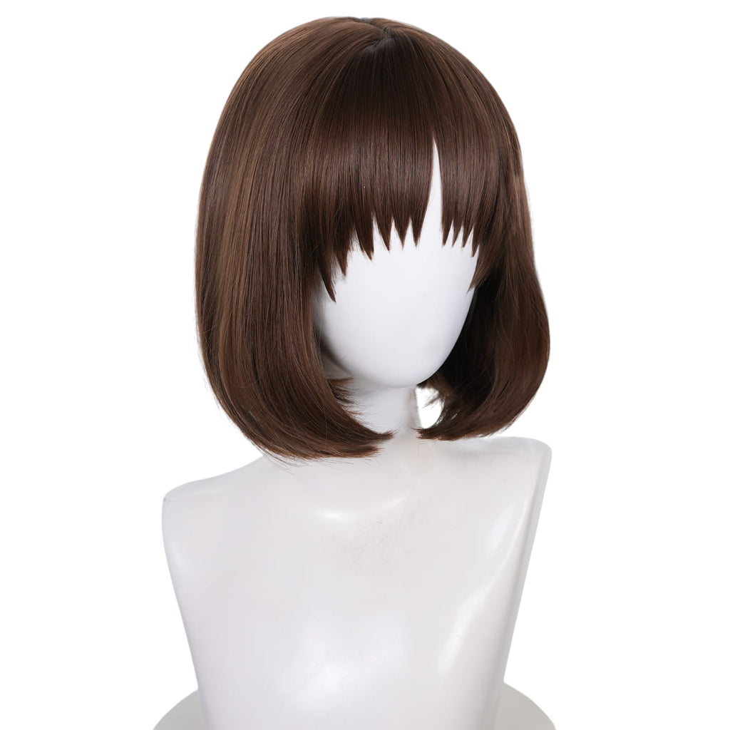 White Smoke San (Princess Mononoke) Cosplay Wig - Ghibli (Brown Bob) (FEVERCOS)
