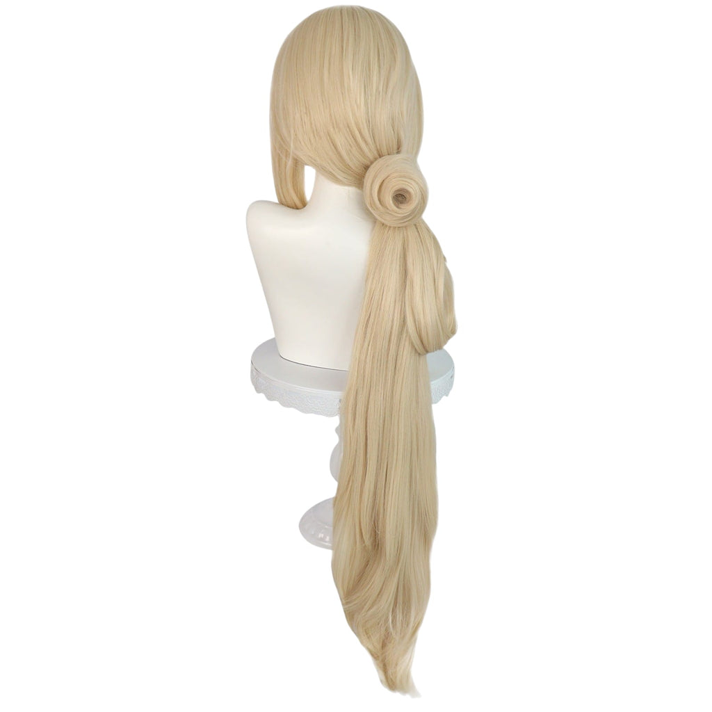 White Smoke Imanotsurugi Cosplay Wig - Touken Ranbu (Silver High Ponytail) (FEVERCOS)