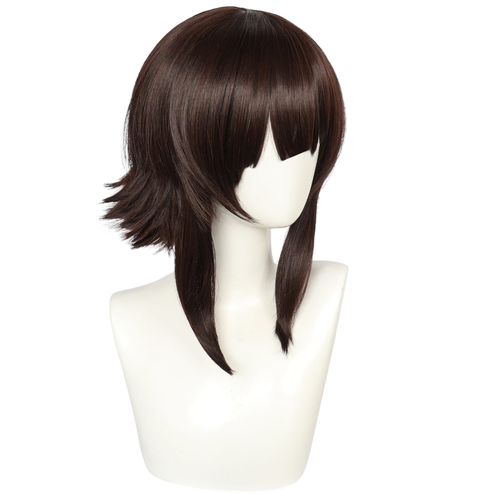 White Smoke Kazuma Satou Cosplay Wig - Konosuba / Explosion Spin-off (Brown Flipped) (FEVERCOS)