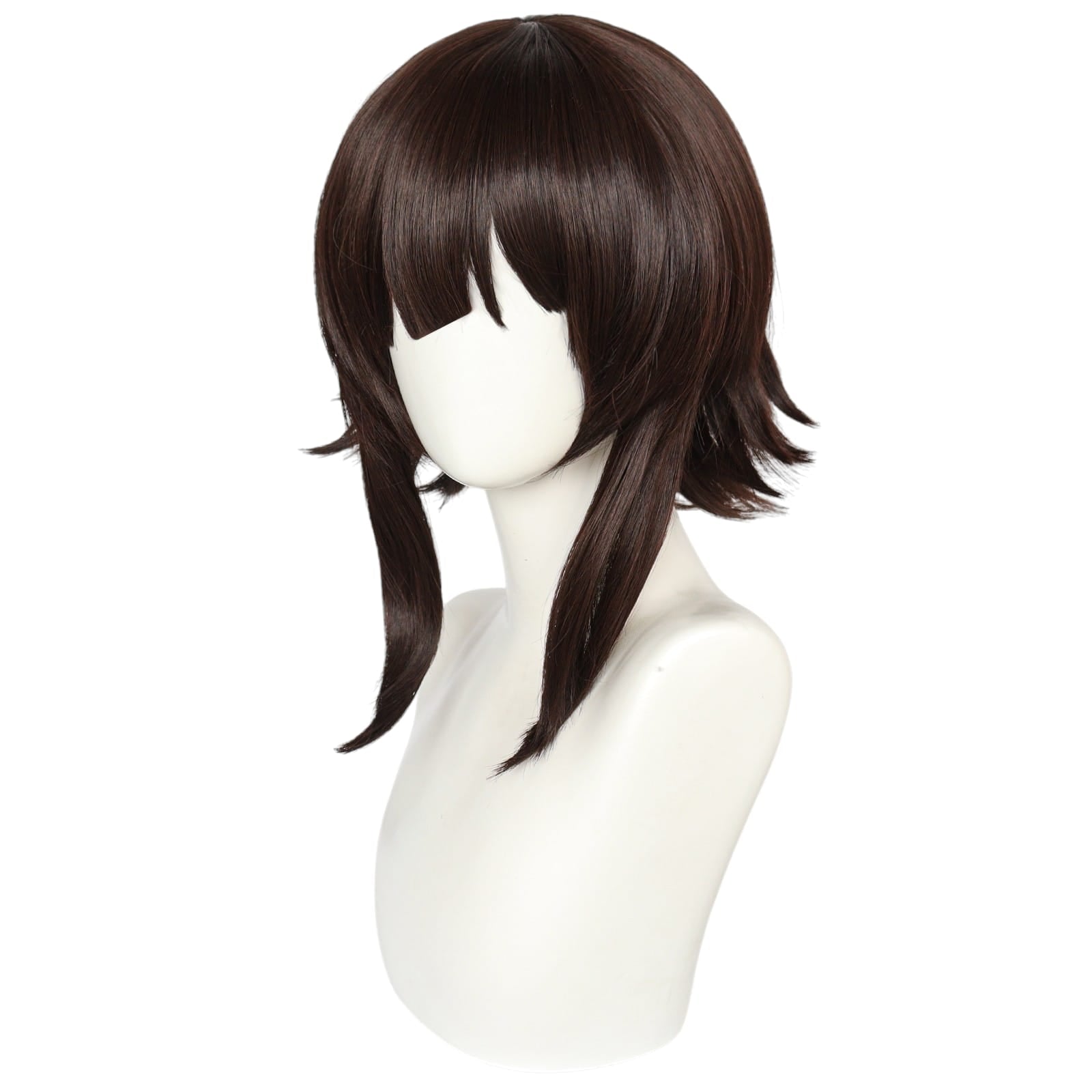 White Smoke Kazuma Satou Cosplay Wig - Konosuba / Explosion Spin-off (Brown Flipped) (FEVERCOS)