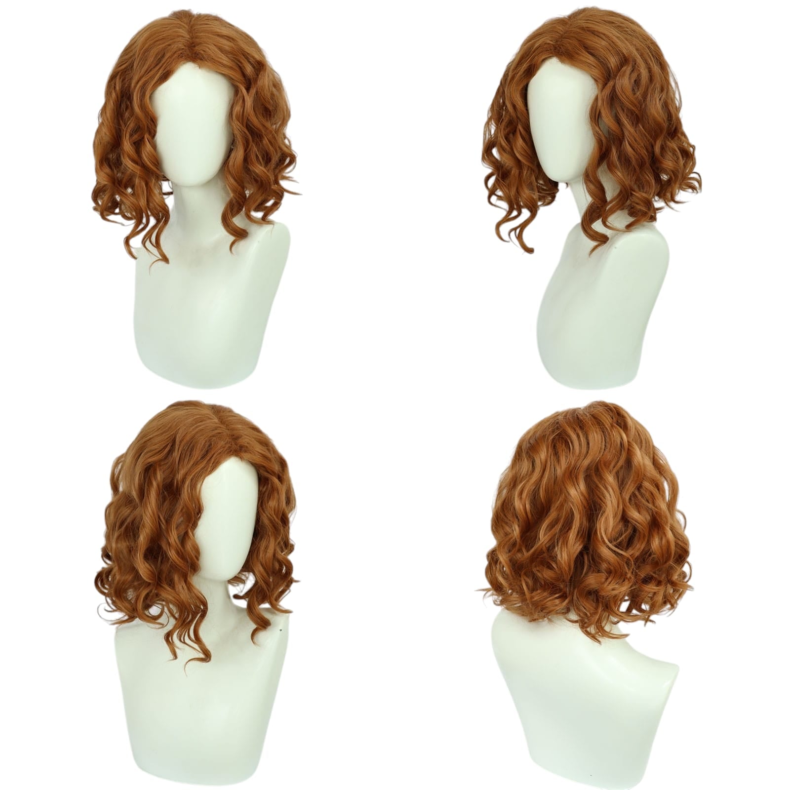 White Smoke Doric Cosplay Wig - Dungeons & Dragons: Honor Among Thieves (Ginger Curly) (FEVERCOS)
