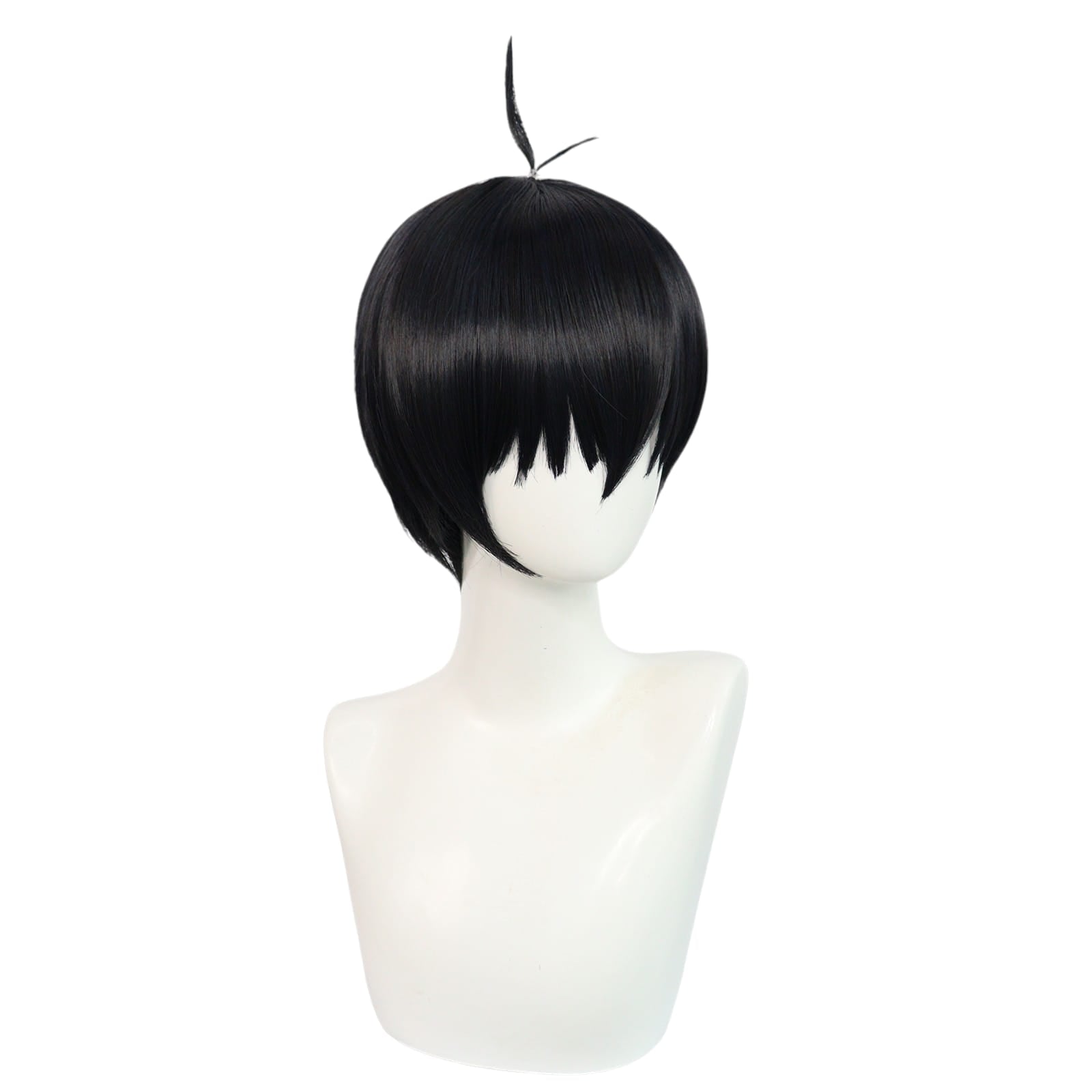 White Smoke Yoichi Isagi Cosplay Wig - Blue Lock (Dark Blue Sprout) (FEVERCOS)