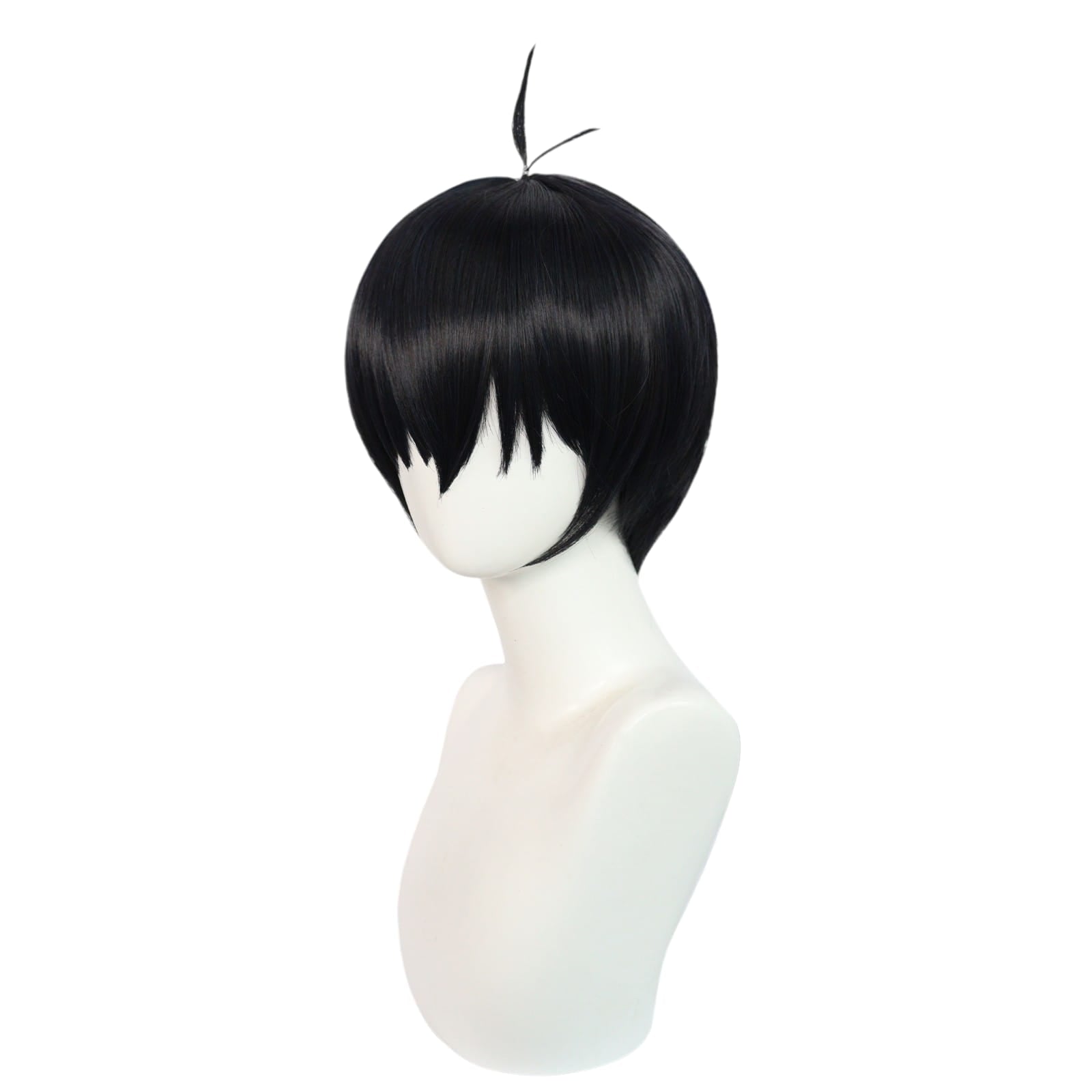 White Smoke Yoichi Isagi Cosplay Wig - Blue Lock (Dark Blue Sprout) (FEVERCOS)