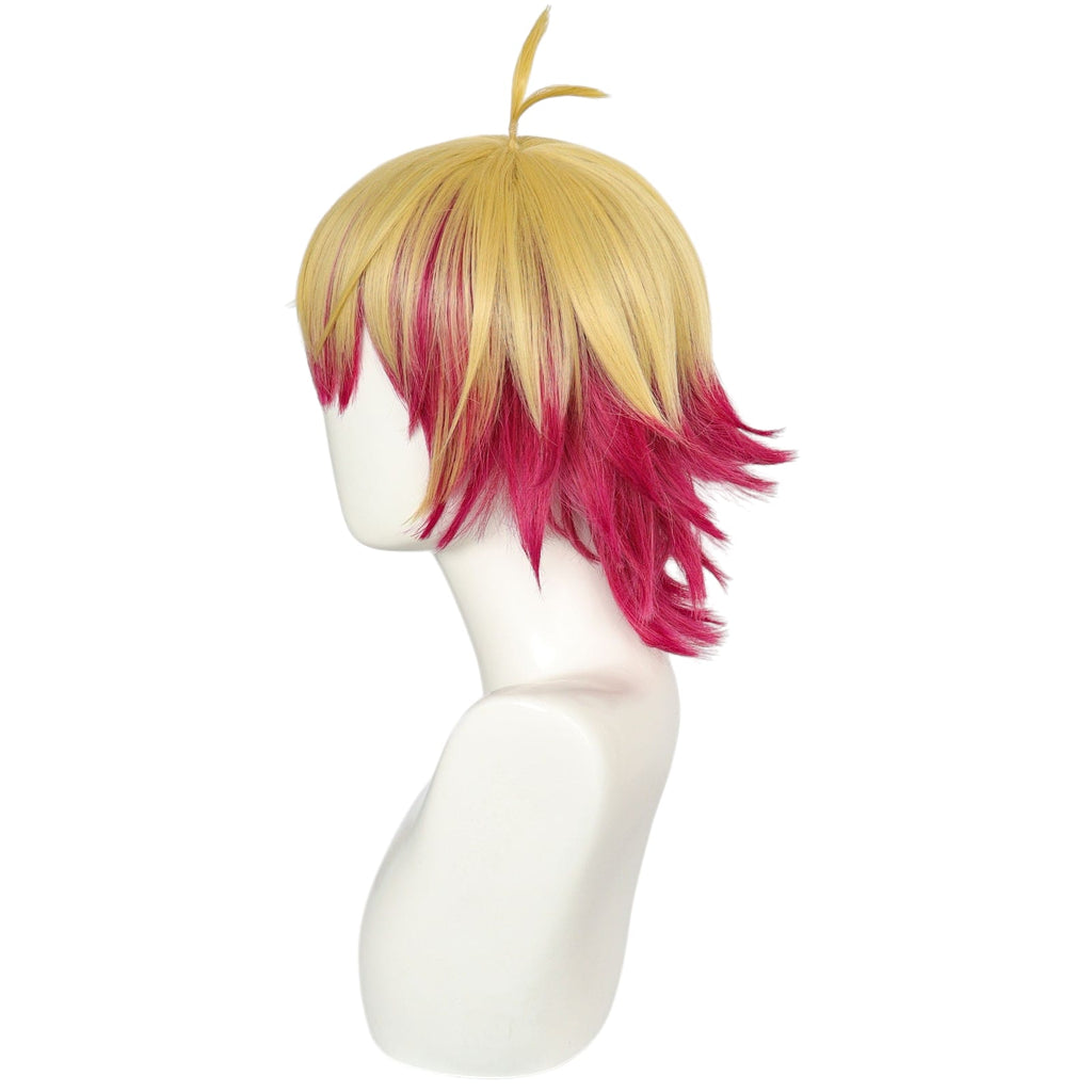 White Smoke Alexis Ness Cosplay Wig - Blue Lock (Gradient Magenta Tips) (FEVERCOS)