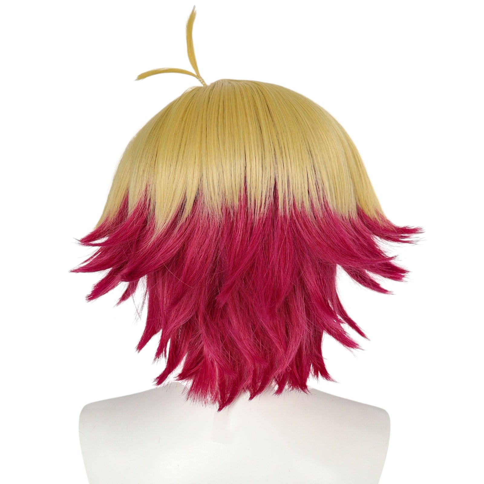White Smoke Alexis Ness Cosplay Wig - Blue Lock (Gradient Magenta Tips) (FEVERCOS)