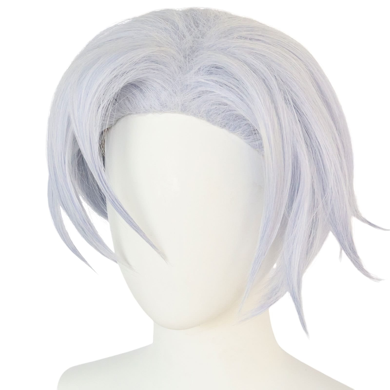 White Smoke Izana Kurokawa Cosplay Wig - Tokyo Revengers (Silver Center Part) (FEVERCOS)