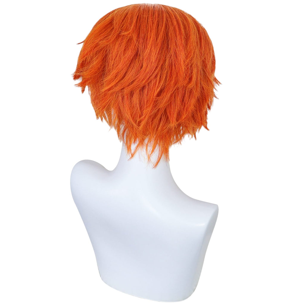White Smoke Nick Wilde (Human/Gijinka) Cosplay Wig - Zootopia 2 (Orange Short) (FEVERCOS)