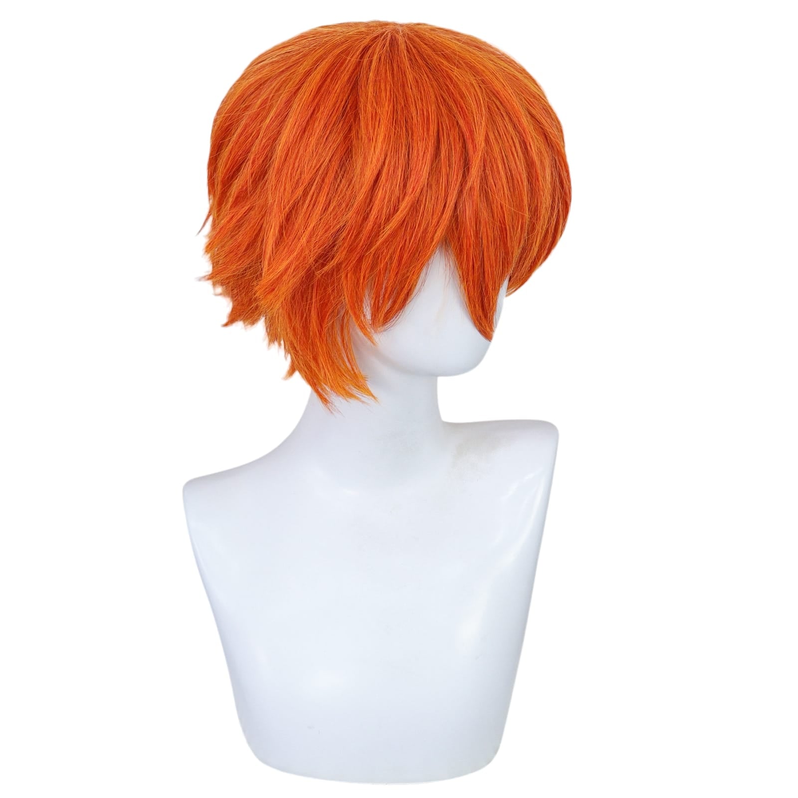 White Smoke Nick Wilde (Human/Gijinka) Cosplay Wig - Zootopia 2 (Orange Short) (FEVERCOS)