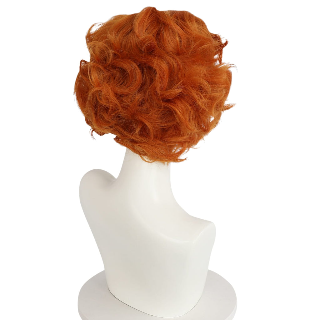 White Smoke Brief (Geek Boy) Cosplay Wig - Panty & Stocking with Garterbelt (Short Brown) (FEVERCOS)