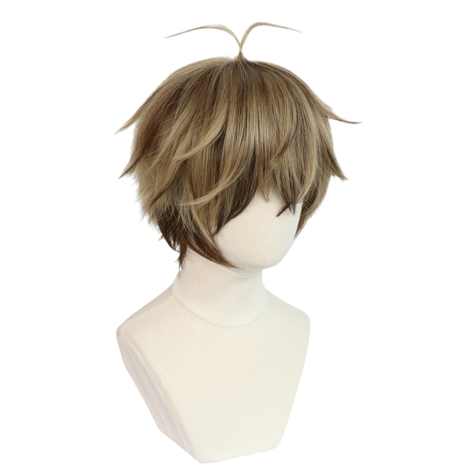 White Smoke Alban Knox Cosplay Wig - Nijisanji EN (Orange/Black Highlights) (FEVERCOS)