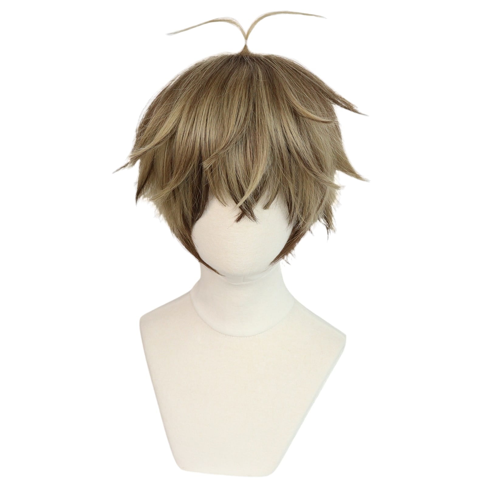 White Smoke Alban Knox Cosplay Wig - Nijisanji EN (Orange/Black Highlights) (FEVERCOS)