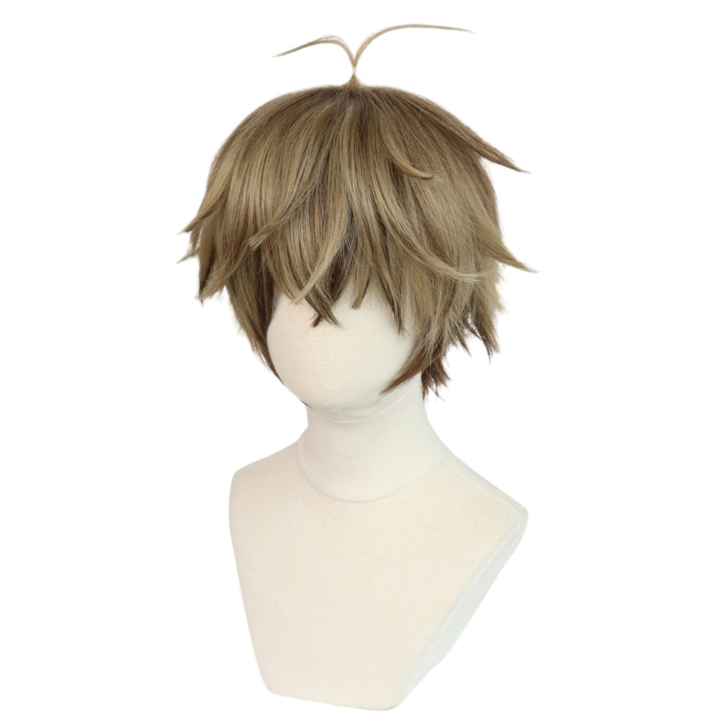 White Smoke Alban Knox Cosplay Wig - Nijisanji EN (Orange/Black Highlights) (FEVERCOS)