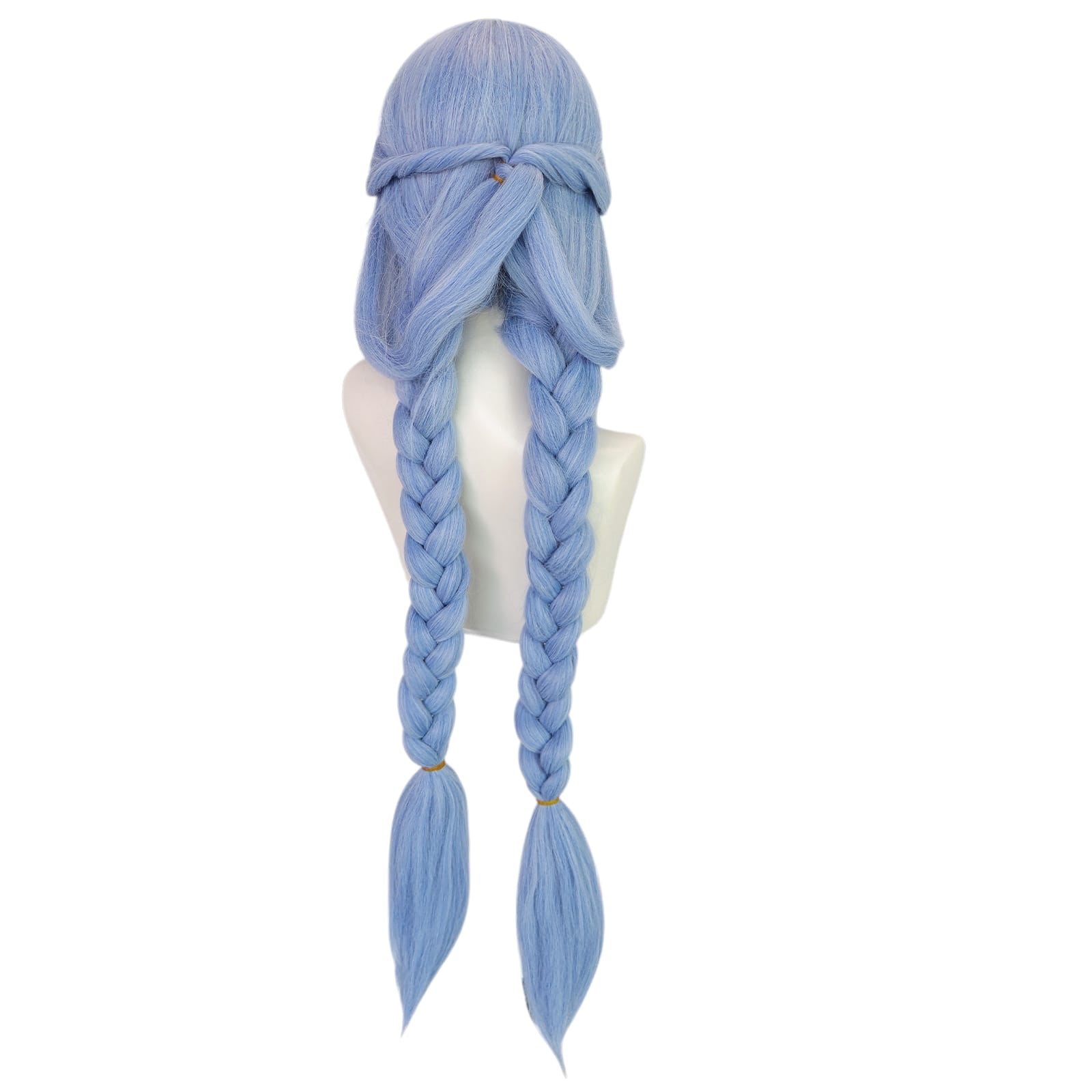 White Smoke Justina Gu (Blue Rabbit/Dream) Cosplay Wig - Naraka (Ice Blue Braid) (FEVERCOS)