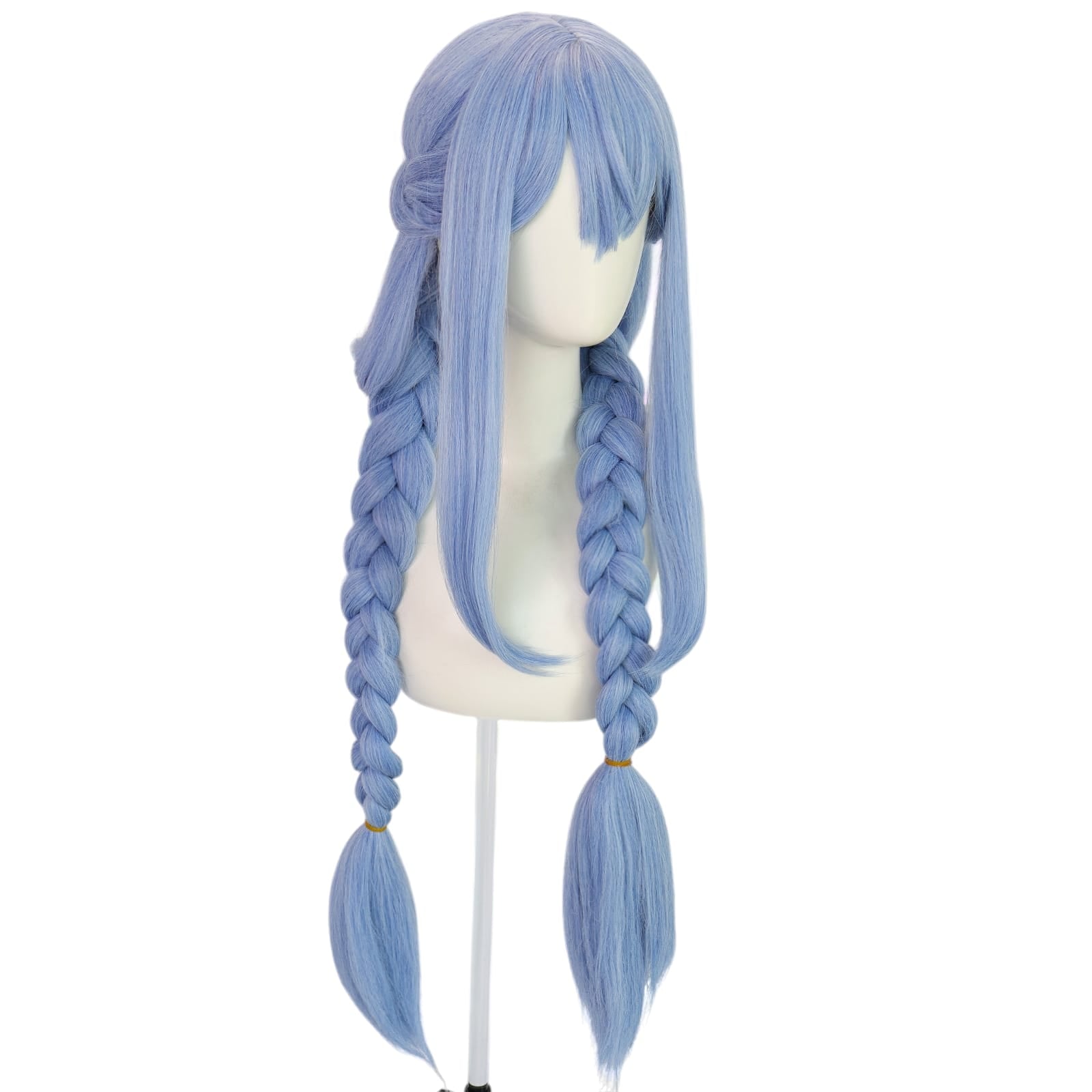 White Smoke Justina Gu (Blue Rabbit/Dream) Cosplay Wig - Naraka (Ice Blue Braid) (FEVERCOS)