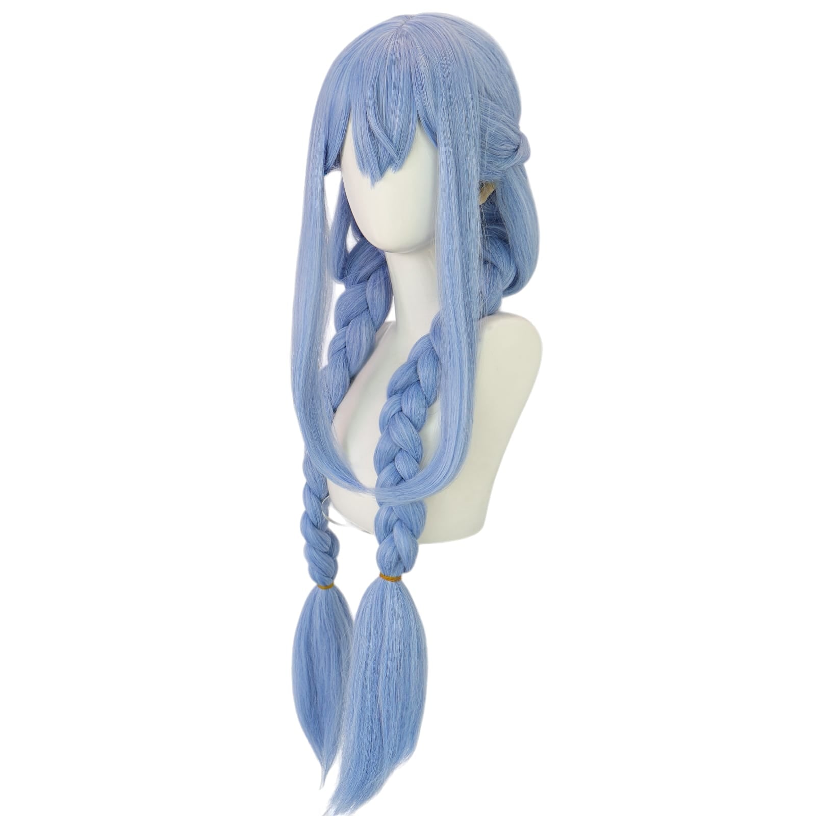 White Smoke Justina Gu (Blue Rabbit/Dream) Cosplay Wig - Naraka (Ice Blue Braid) (FEVERCOS)