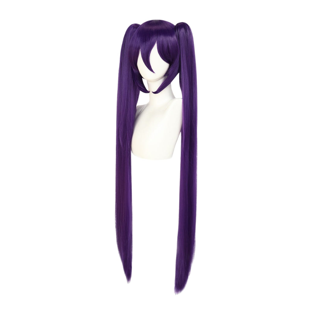 White Smoke Hatsune Miku (Purple 110cm) Cosplay Wig - Vocaloid (Purple Twin Tails) (FEVERCOS)