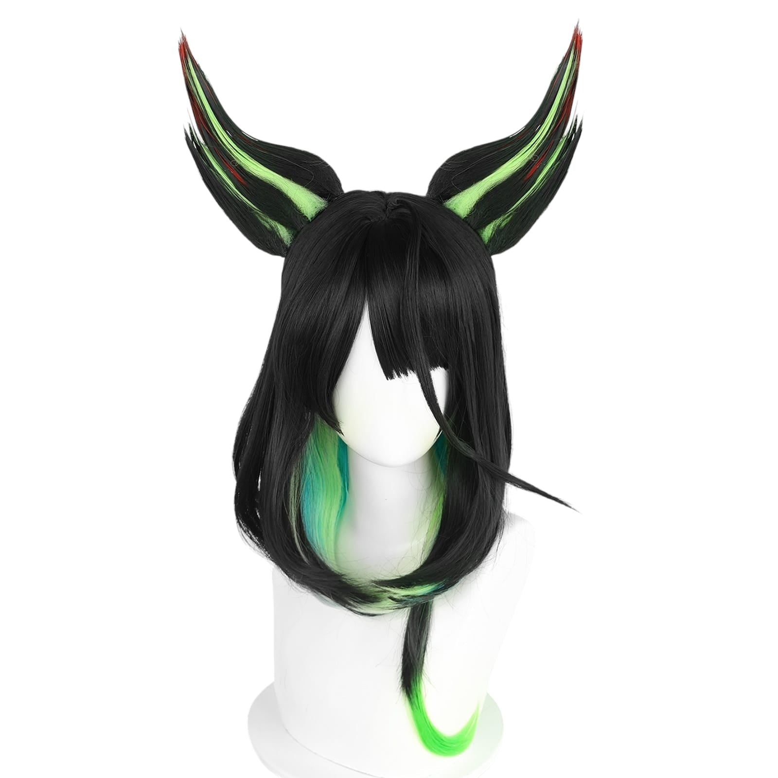 White Smoke Eyjafjalla (Hvit Aska) Cosplay Wig - Arknights (Pink/White Gradient) (FEVERCOS)