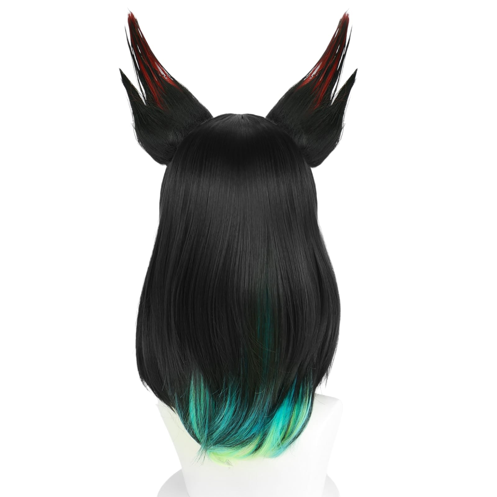 White Smoke Eyjafjalla (Hvit Aska) Cosplay Wig - Arknights (Pink/White Gradient) (FEVERCOS)