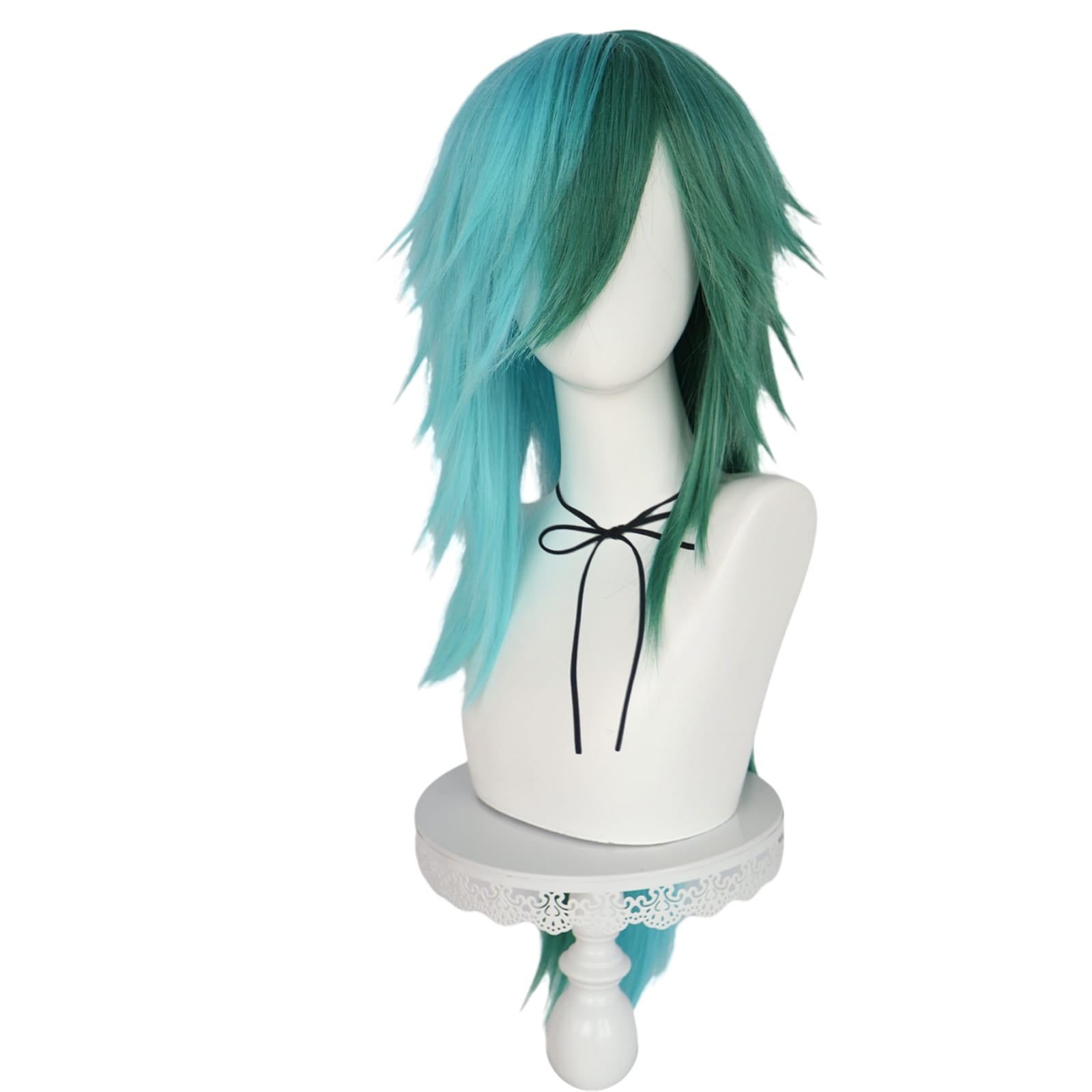 White Smoke Sandbar Cosplay Wig - My Little Pony (Teal/Green Short) (FEVERCOS)