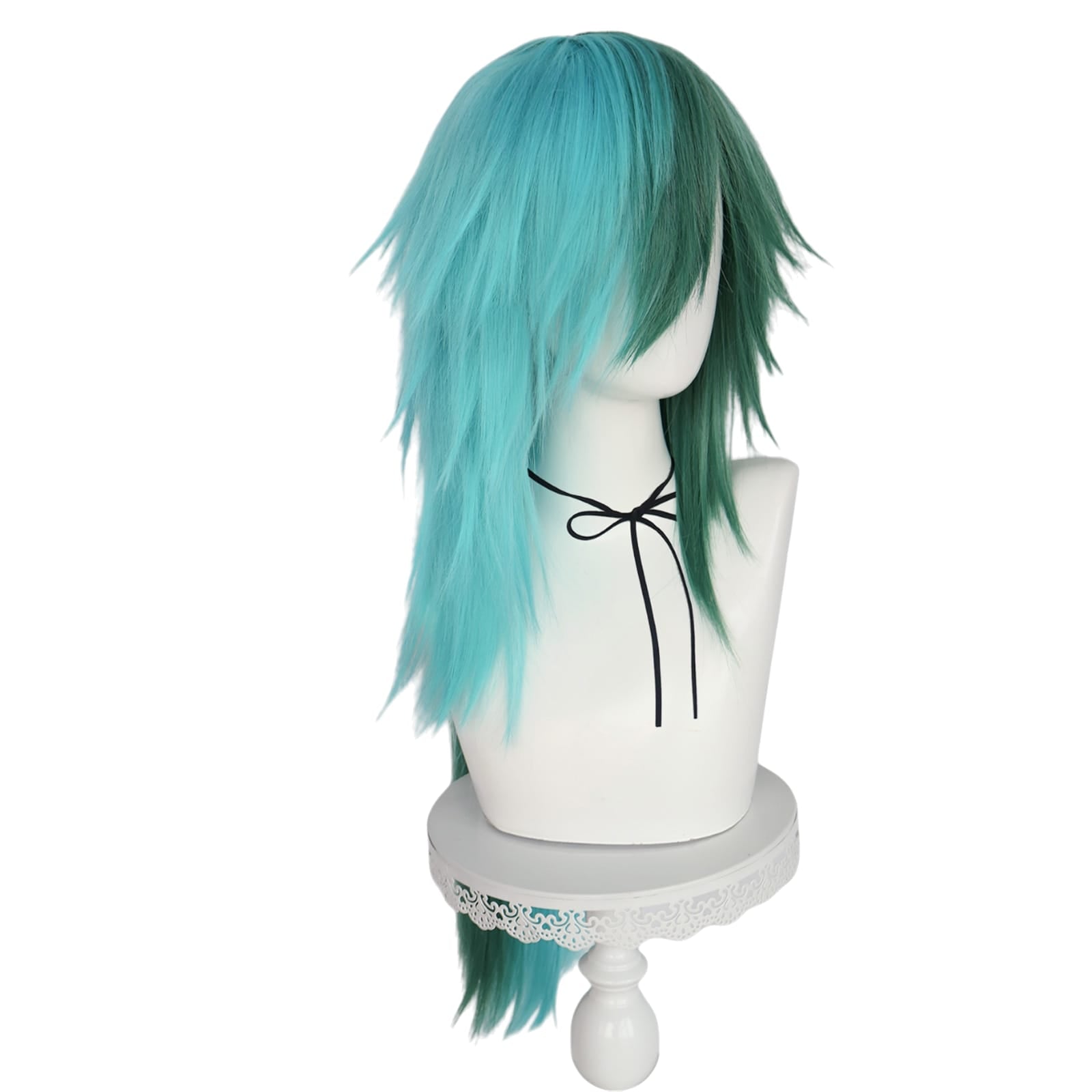 White Smoke Sandbar Cosplay Wig - My Little Pony (Teal/Green Short) (FEVERCOS)