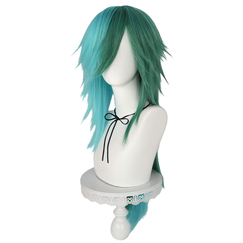 White Smoke Sandbar Cosplay Wig - My Little Pony (Teal/Green Short) (FEVERCOS)