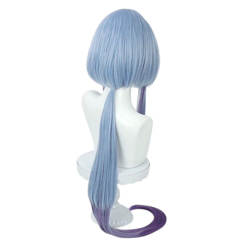 Arknights Suiyue Cosplay Wig - Ombre Blue-Black Extra Long Ponytail with Scalp Simulation - New Operator from Arknights