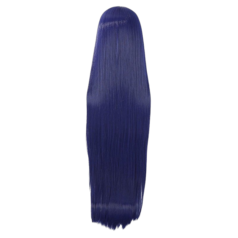 Arknights Holiday Cheer Chen Cosplay Wig - Vibrant Blue Long Hair for Wanqing Mountain Skin - Arknights Summer Vacation Chen Look