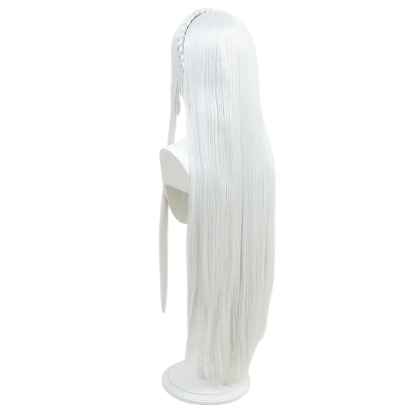 Arknights Warfarin Cosplay Wig - Witchy Braided Pigtails with Headband for Infusion Festival Skin - Arknights Halloween Event Wig