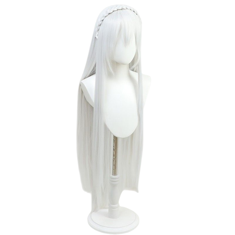 Arknights Warfarin Cosplay Wig - Witchy Braided Pigtails with Headband for Infusion Festival Skin - Arknights Halloween Event Wig