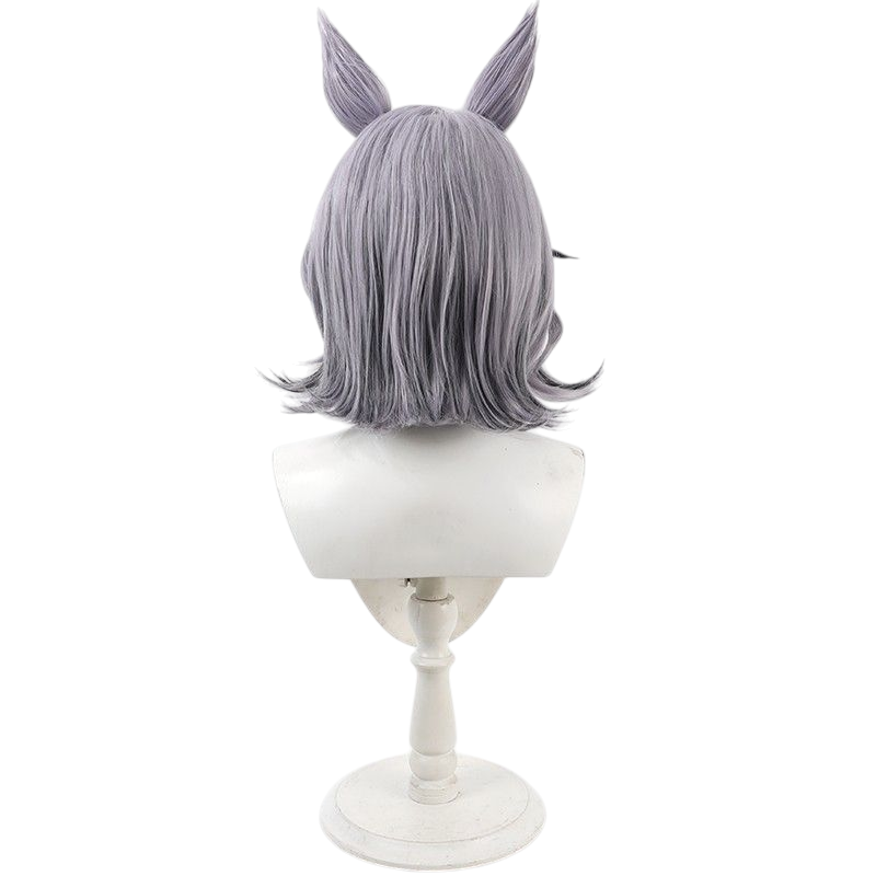 Arknights Harold Cosplay Wig - Texturized Root Fade with Split-Tone Highlights and Detachable Ears - New Arknights Operator Hair