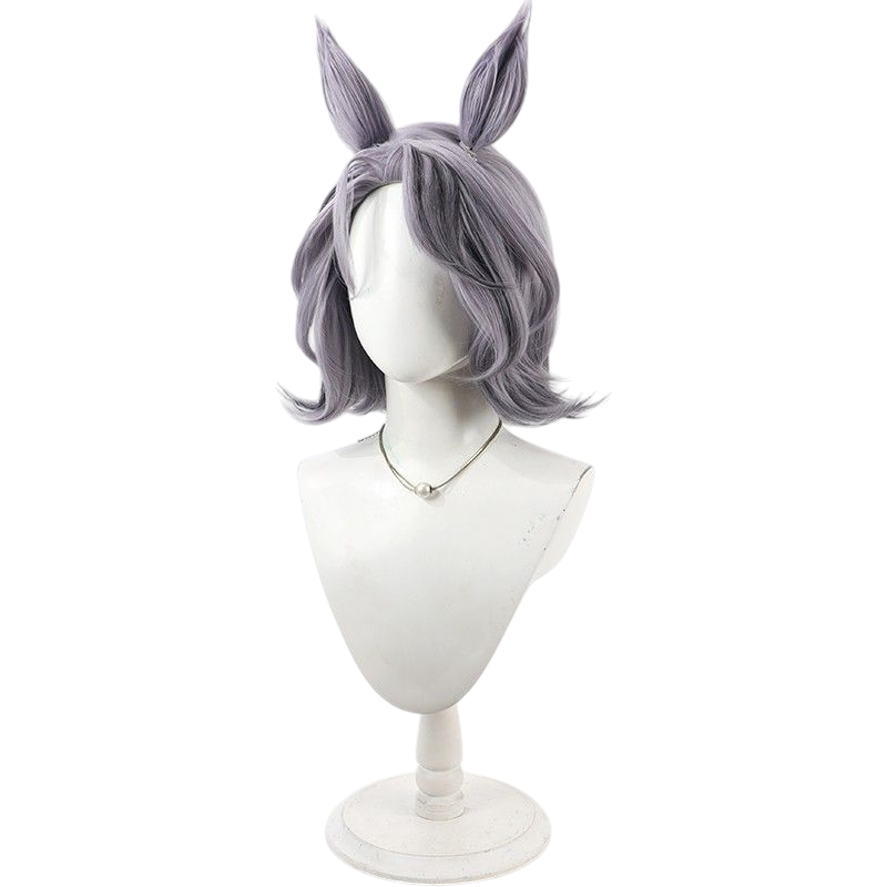 Arknights Harold Cosplay Wig - Texturized Root Fade with Split-Tone Highlights and Detachable Ears - New Arknights Operator Hair