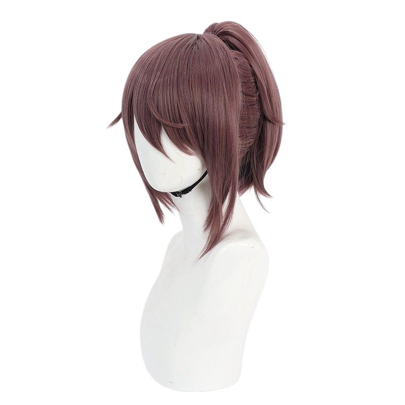 Arknights Yato Cosplay Wig - Realistic Scalp Separated Ponytail for Nightblade Squad Leader - Premium Heat-Resistant Anime Hair