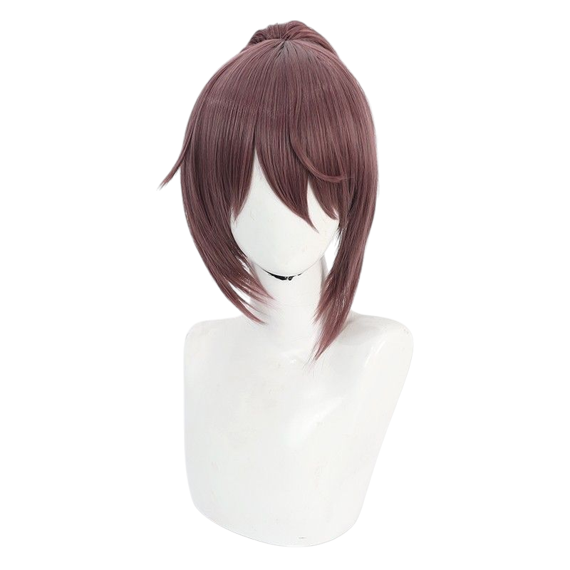 Arknights Yato Cosplay Wig - Realistic Scalp Separated Ponytail for Nightblade Squad Leader - Premium Heat-Resistant Anime Hair