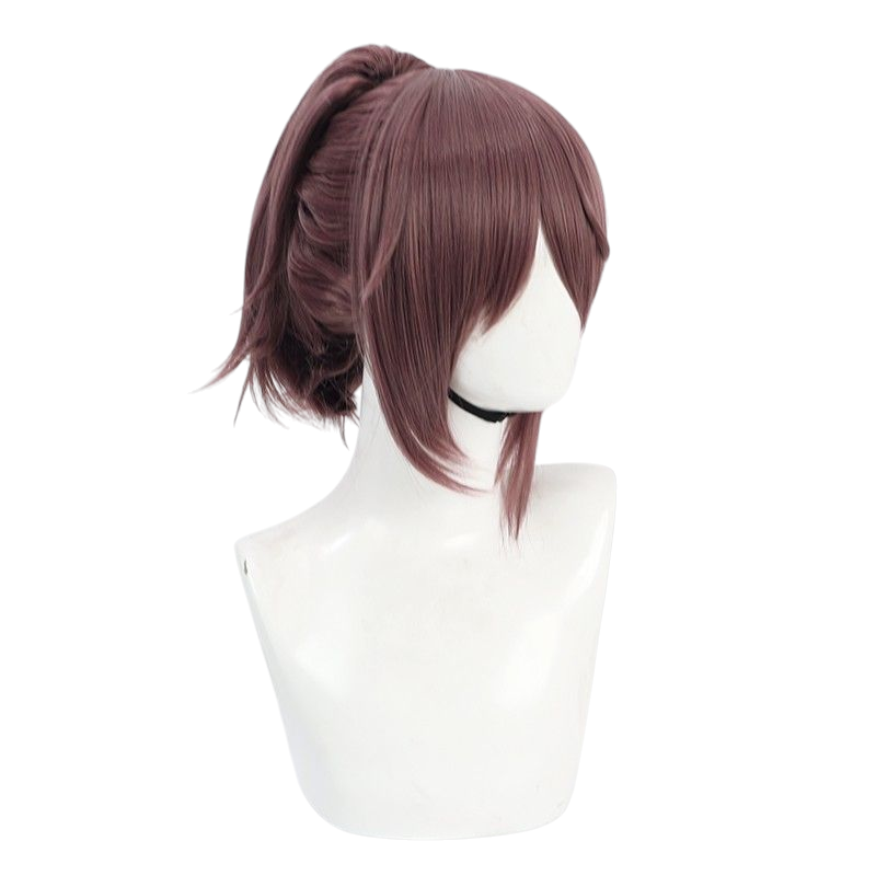 Arknights Yato Cosplay Wig - Realistic Scalp Separated Ponytail for Nightblade Squad Leader - Premium Heat-Resistant Anime Hair