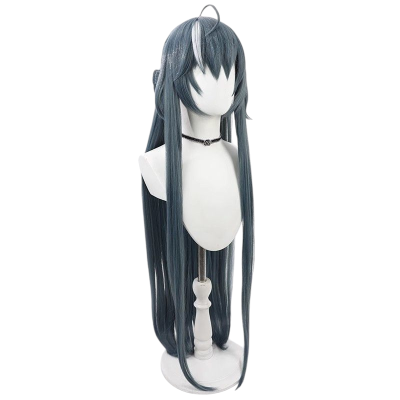 Arknights Ling Cosplay Wig - Scalp Part with Detachable Bow for Lingshan Xuanji Series - Elegant Chinese-Inspired Hair