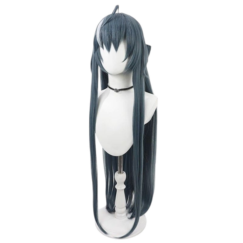 Arknights Ling Cosplay Wig - Scalp Part with Detachable Bow for Lingshan Xuanji Series - Elegant Chinese-Inspired Hair