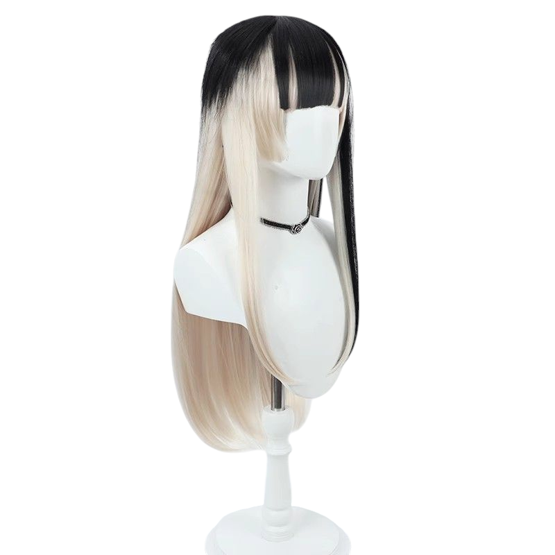 VTuber Rakuda Jifu Cosplay Wig - Initial Outfit Styled Hair with Texturized Top - Nijisanji EN Wig - FEVERCOS