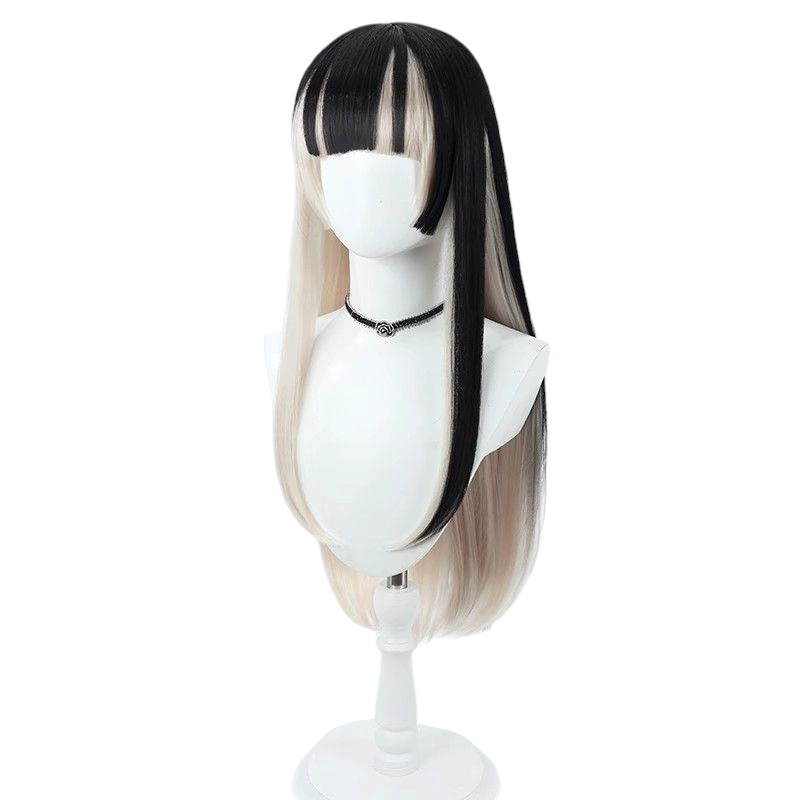 VTuber Rakuda Jifu Cosplay Wig - Initial Outfit Styled Hair with Texturized Top - Nijisanji EN Wig - FEVERCOS
