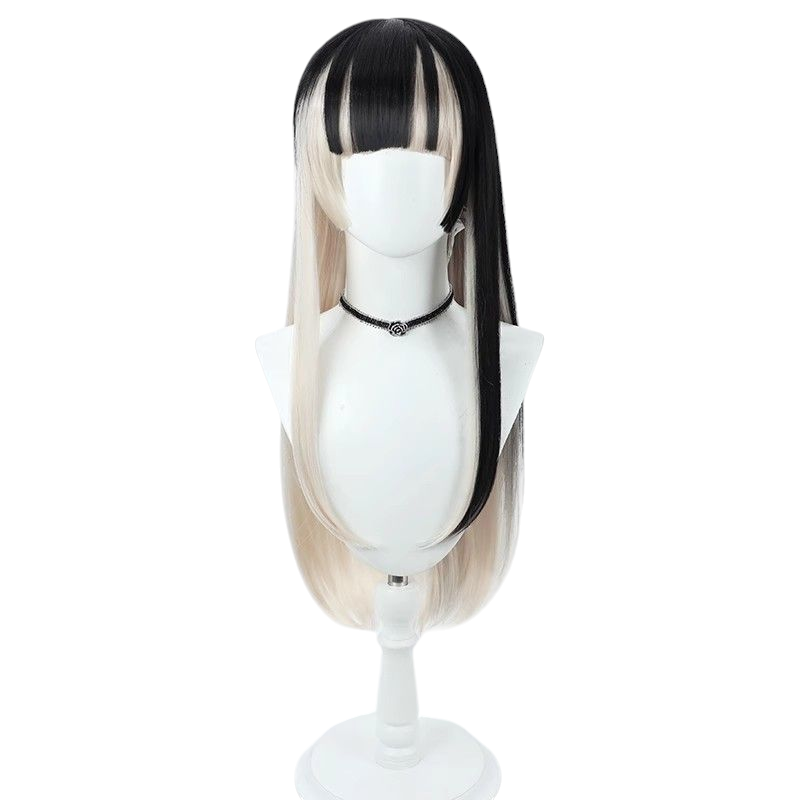 VTuber Rakuda Jifu Cosplay Wig - Initial Outfit Styled Hair with Texturized Top - Nijisanji EN Wig - FEVERCOS
