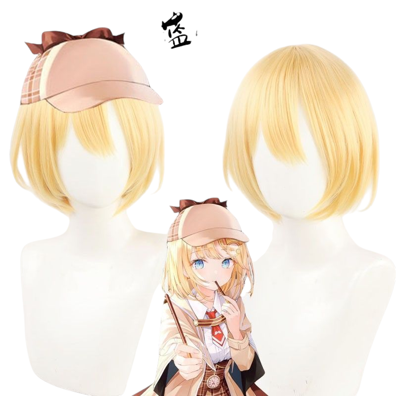 VTuber Watson Amelia Cosplay Wig - Multiple Styling Options for Detective Virtual Idol - Hololive Alternative Wig - FEVERCOS